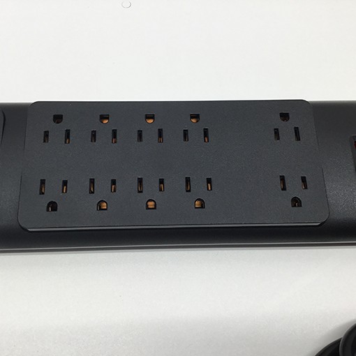 Power strip - Surge protector - 10 outlets in 1 - Multi AC outlets - Multi usb port - Rugged construction