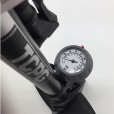 Tough bicycle pump - Floor pump - Tire pump with pressure gauge - Comfortable grip air pump - Hand pump for car tires - Hand pump for balls
